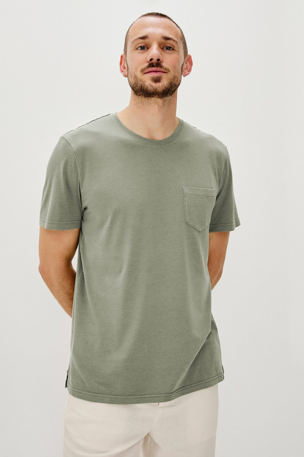 JOHNNY T-SHIRT - OLIVE| Rails online