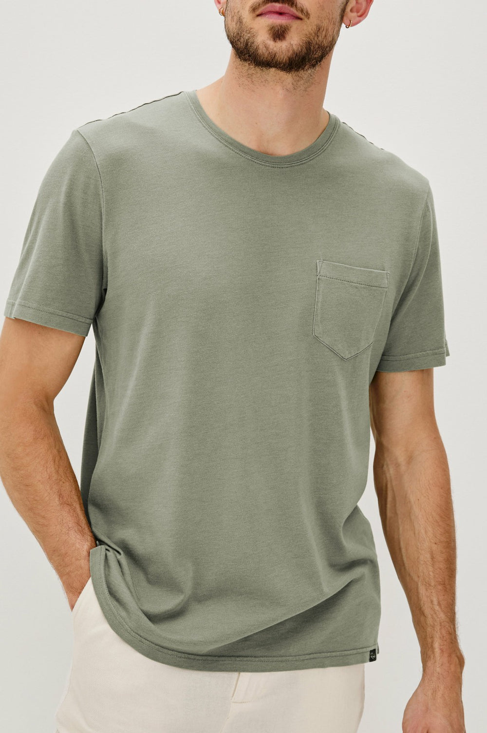JOHNNY T-SHIRT - OLIVE| Rails online