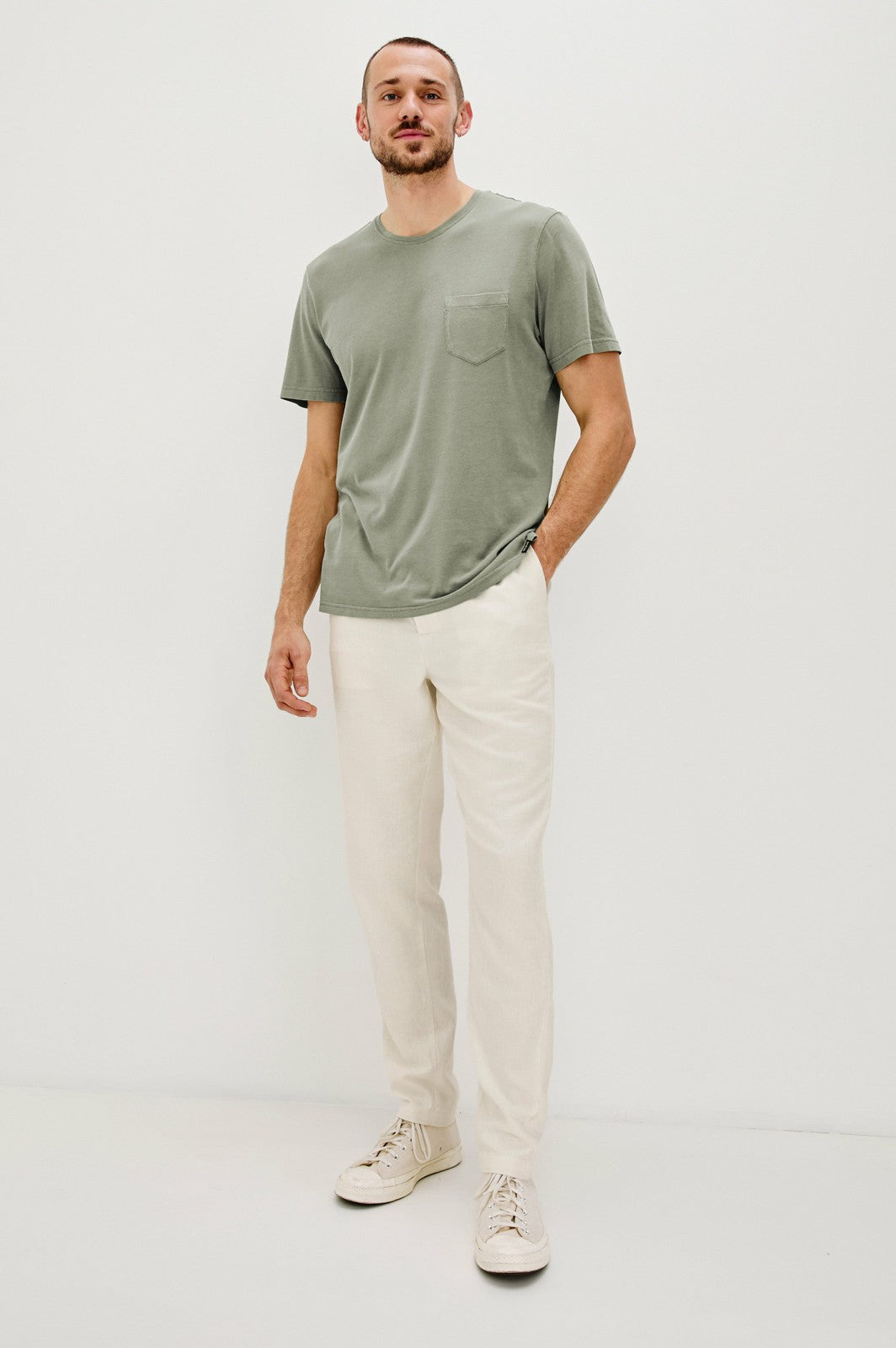 JOHNNY T-SHIRT - OLIVE| Rails online