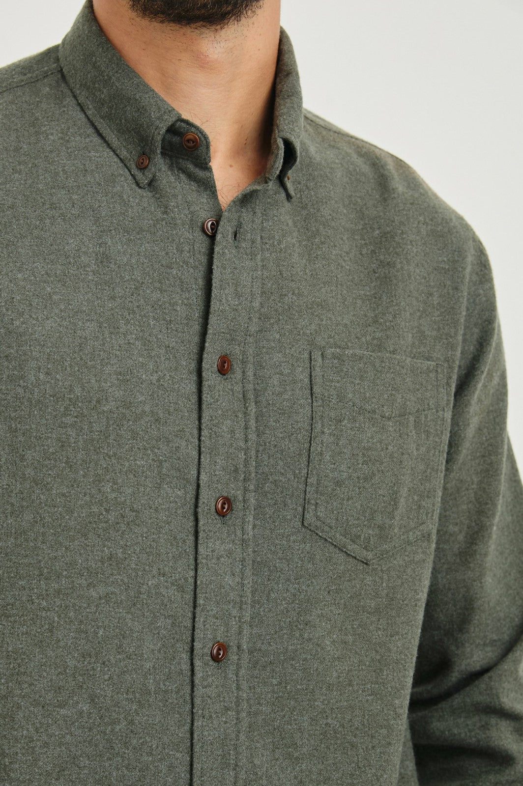 RUNSON SHIRT - HUNTER GREEN| Rails for sale