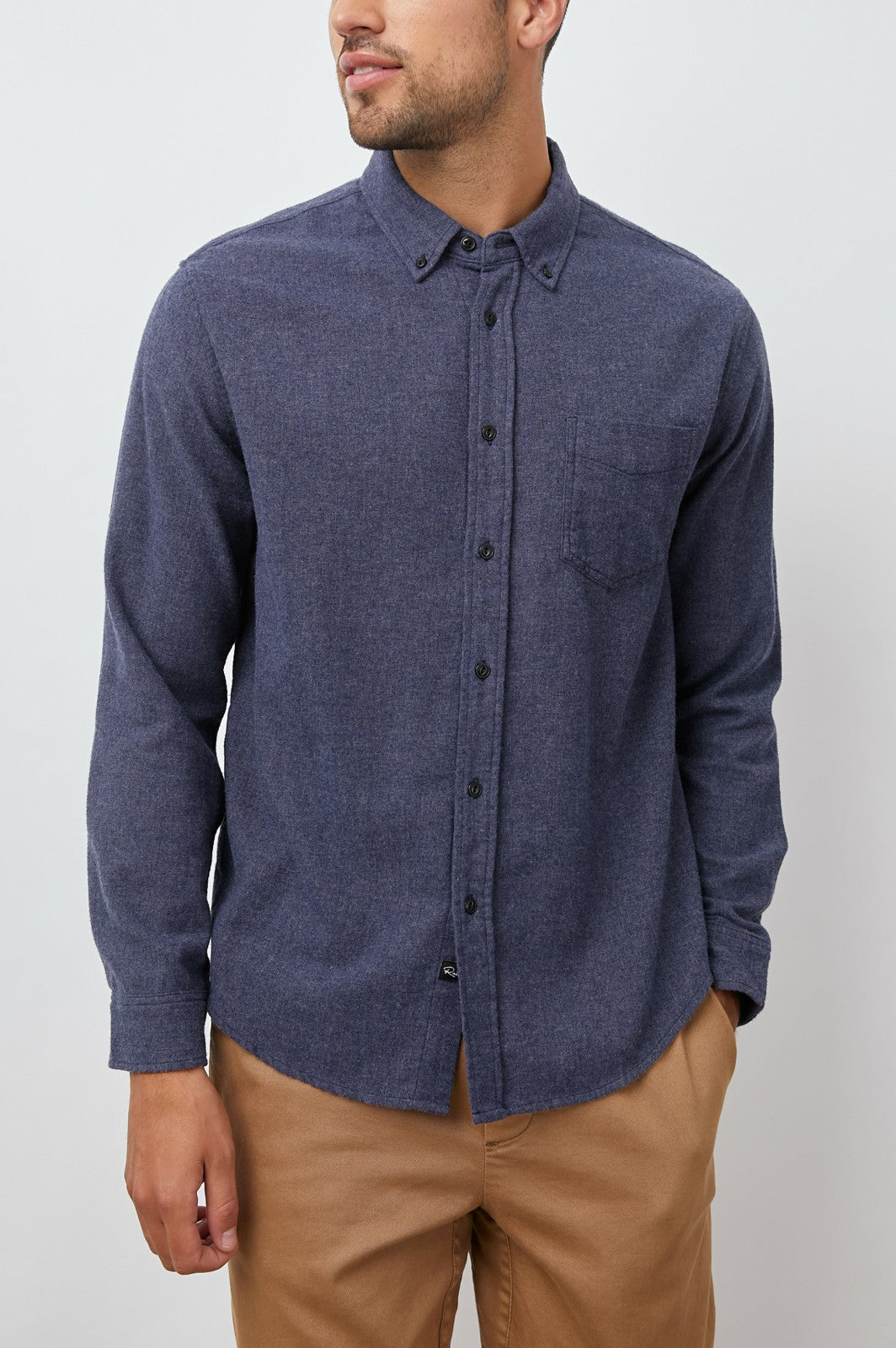 RUNSON SHIRT - HEATHER BLUE| Rails sale