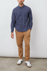 RUNSON SHIRT - HEATHER BLUE| Rails sale
