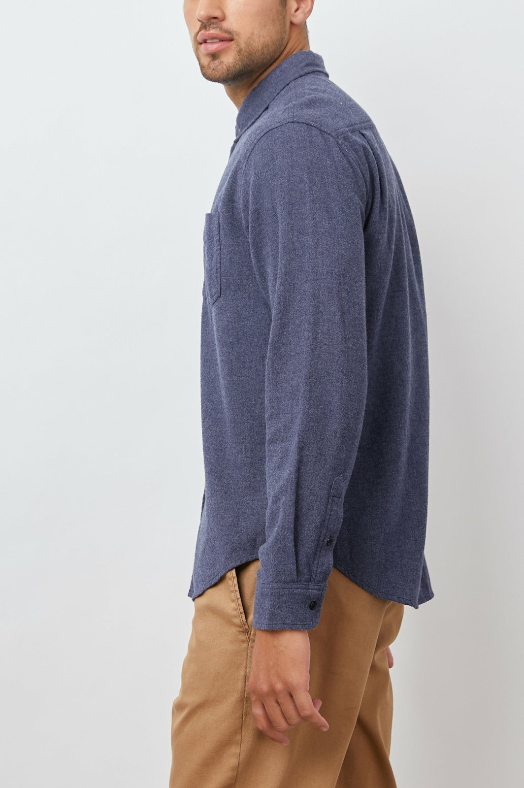 RUNSON SHIRT - HEATHER BLUE| Rails sale