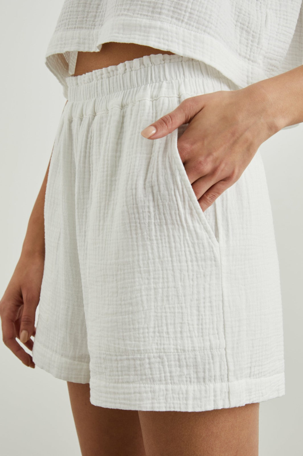 LEIGHTON SHORT - WHITE| Rails outlet
