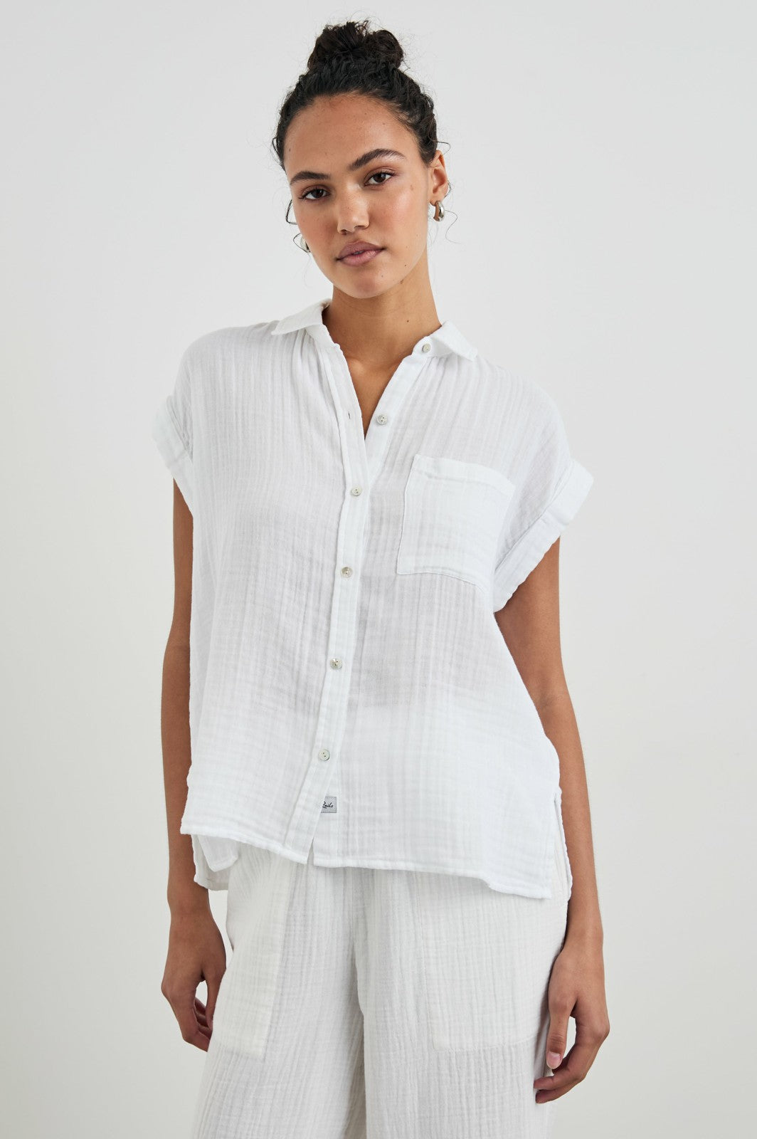 WHITNEY SHIRT - WHITE| Rails online