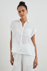 WHITNEY SHIRT - WHITE| Rails online