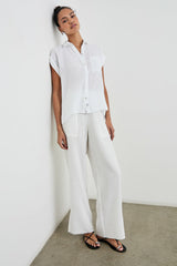 WHITNEY SHIRT - WHITE| Rails online