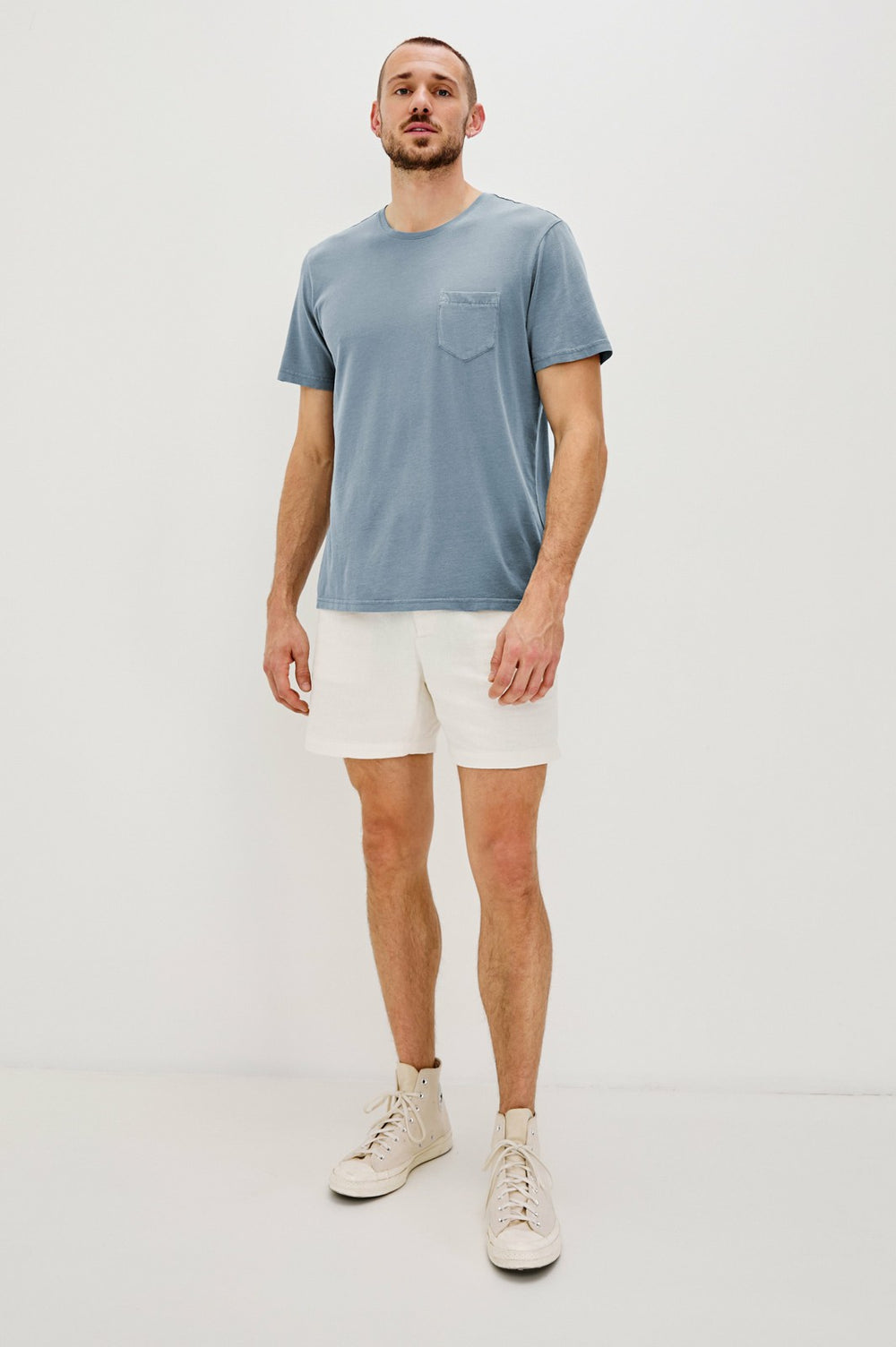 JOHNNY T-SHIRT - STEEL| Rails outlet