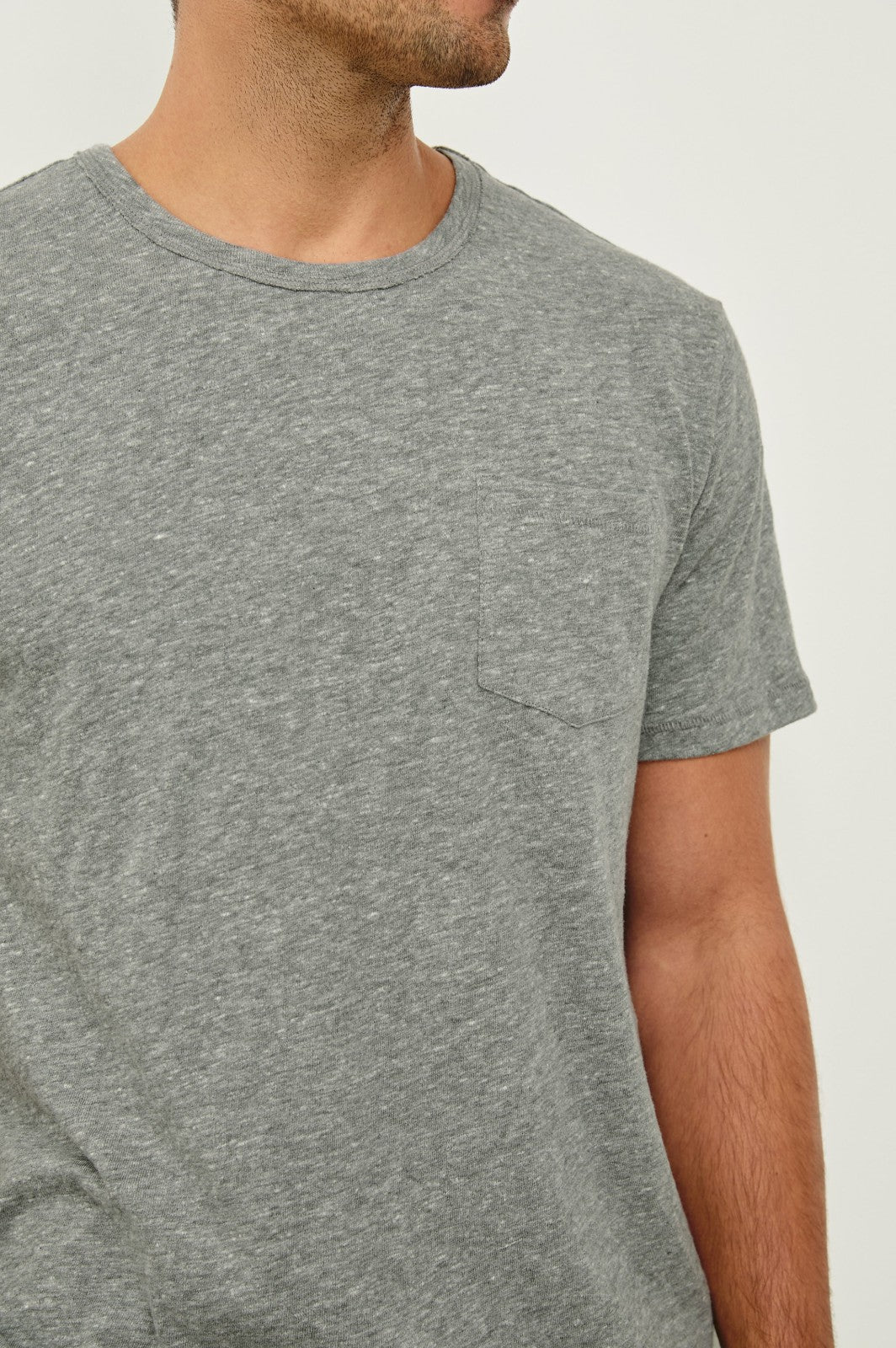 SKIPPER T-SHIRT - HEATHER GREY| Rails on sale