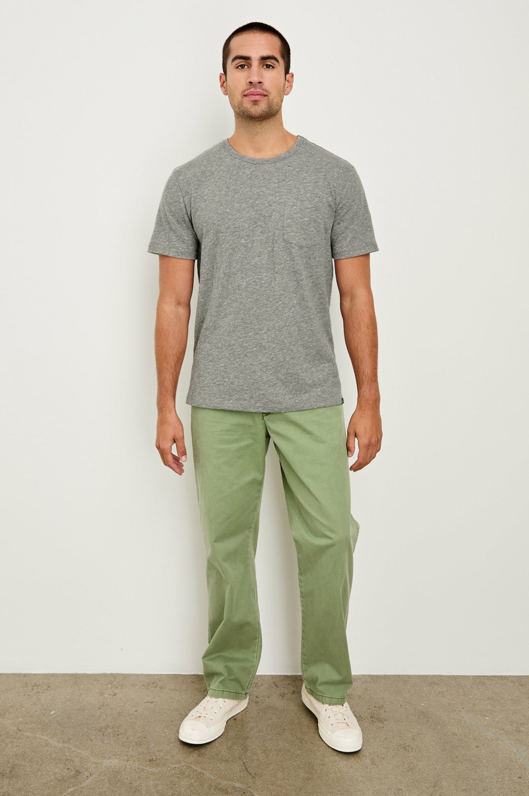 SKIPPER T-SHIRT - HEATHER GREY| Rails on sale