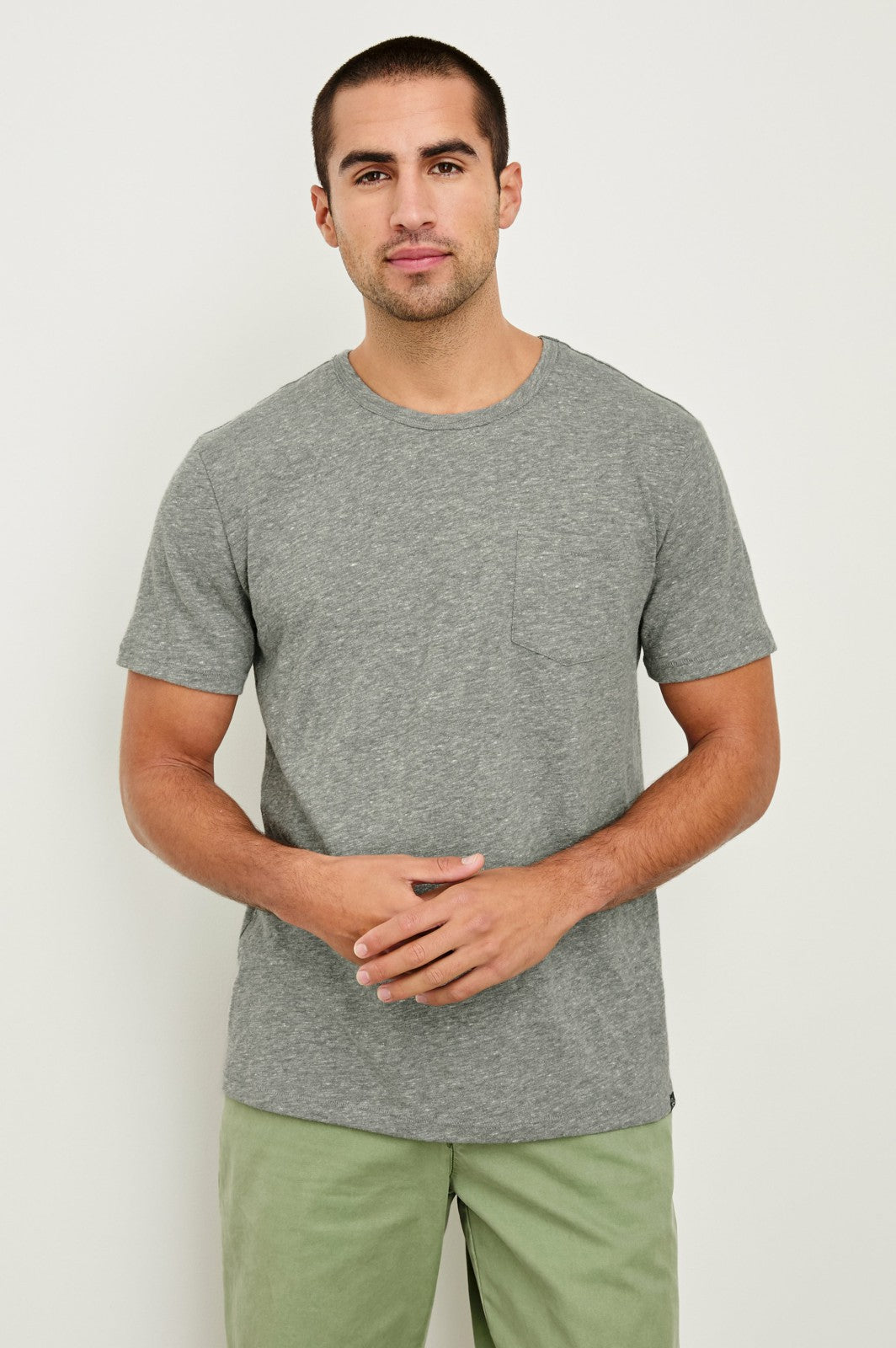 SKIPPER T-SHIRT - HEATHER GREY| Rails on sale
