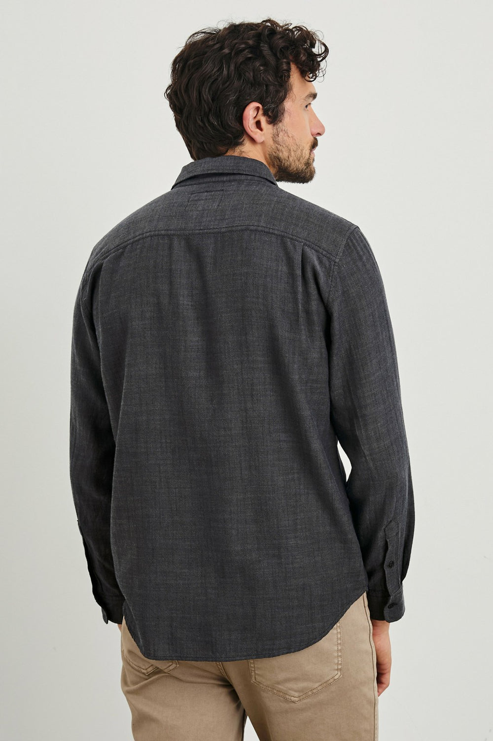 WYATT SHIRT - BLACK CHAMBRAY| Rails for sale