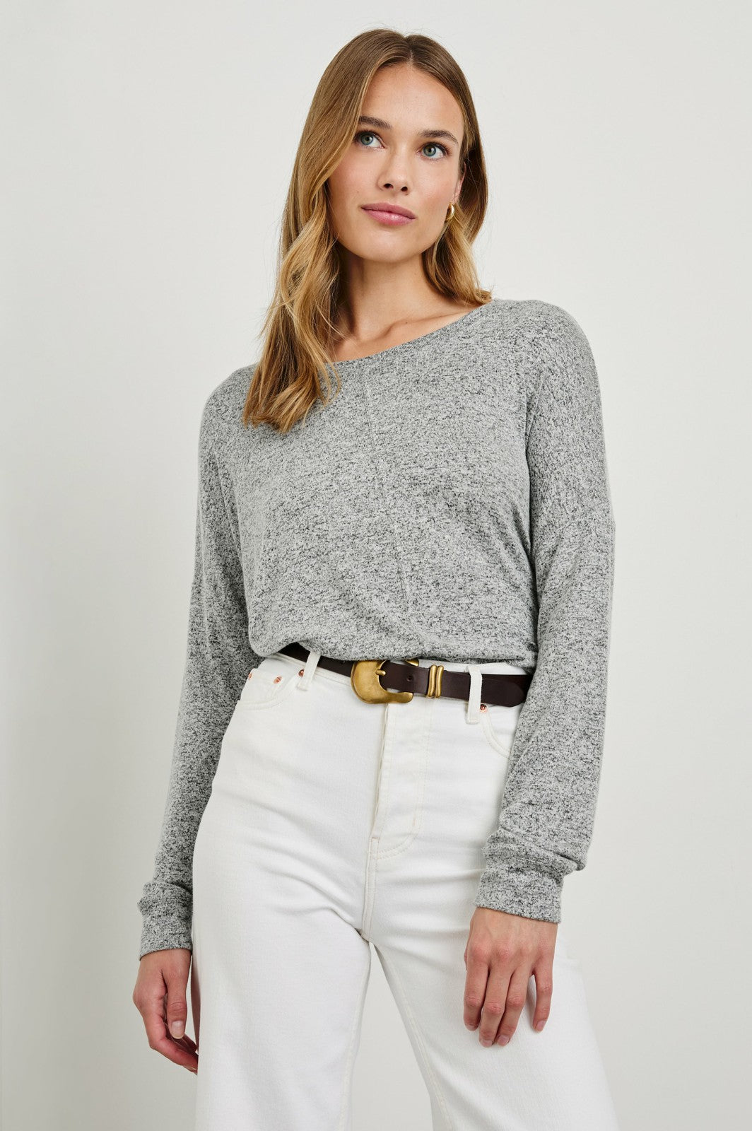 IGGY TOP - MELANGE GREY| Rails discount