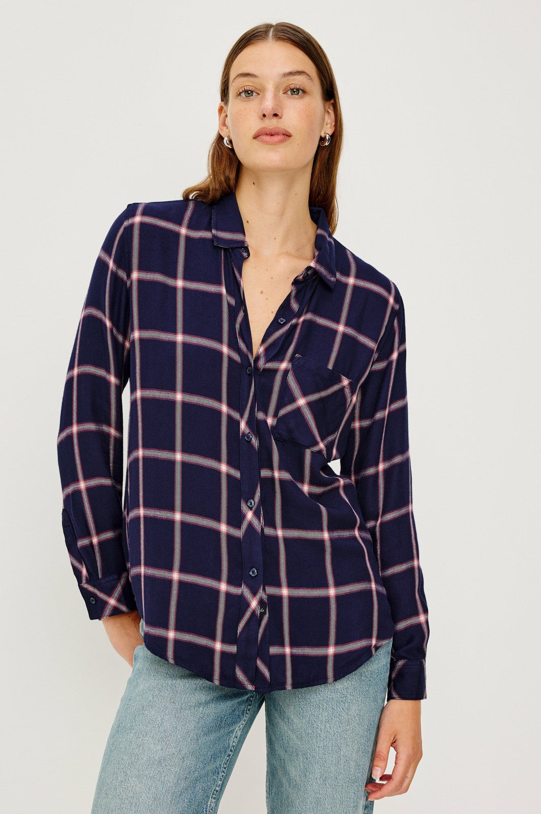HUNTER SHIRT - SAPPHIRE MAGENTA| Rails outlet