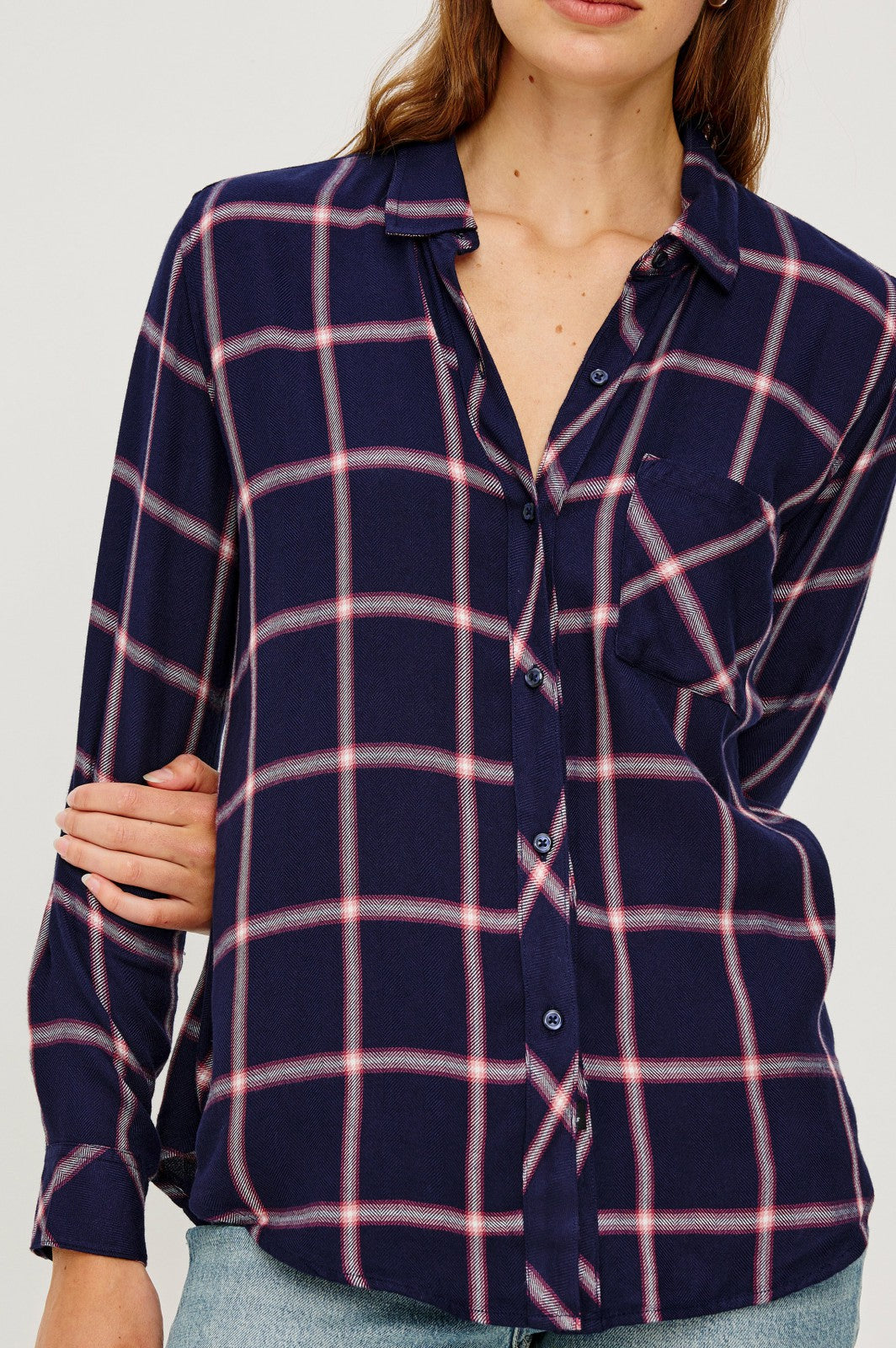 HUNTER SHIRT - SAPPHIRE MAGENTA| Rails outlet