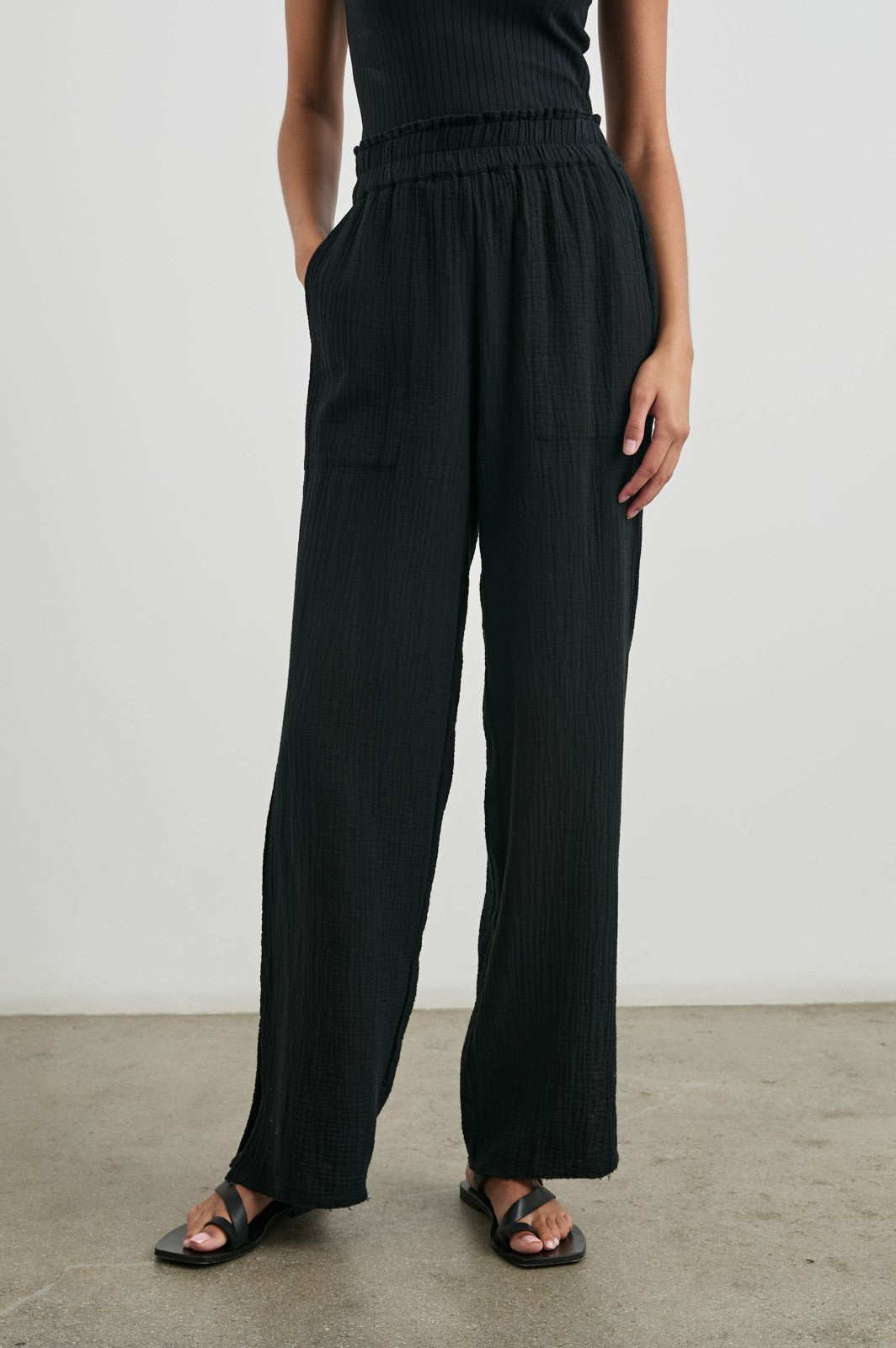 LEON PANT - BLACK| Rails discount