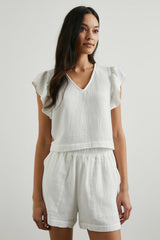 MILEY TOP - WHITE| Rails discount