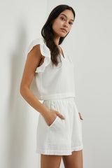 MILEY TOP - WHITE| Rails discount