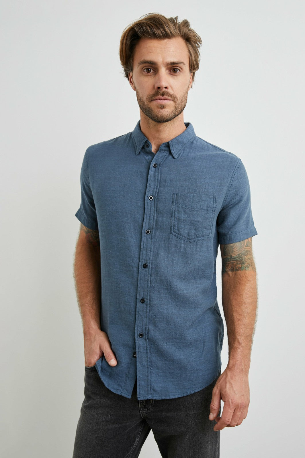 FAIRFAX SHIRT - SEA BLUE| Rails sale