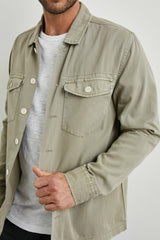 KEROUAC SHIRT JACKET - NATURAL| Rails on sale