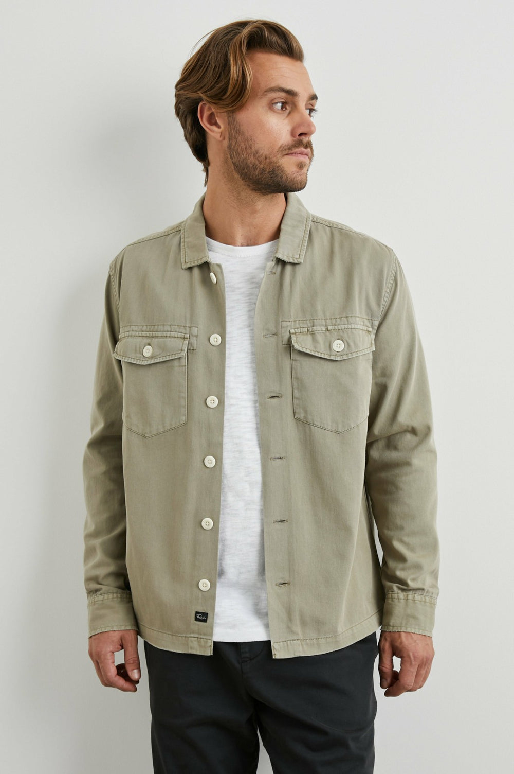 KEROUAC SHIRT JACKET - NATURAL| Rails on sale