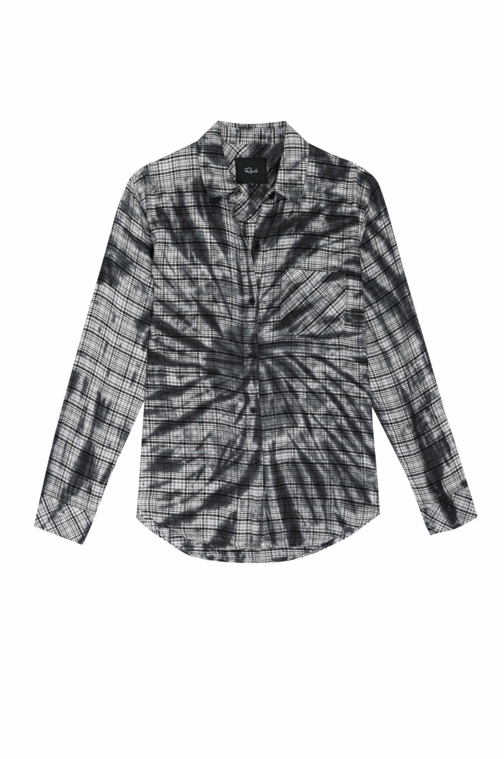 MILO SHIRT - BLACK SWIRL TIE DYE| Rails outlet
