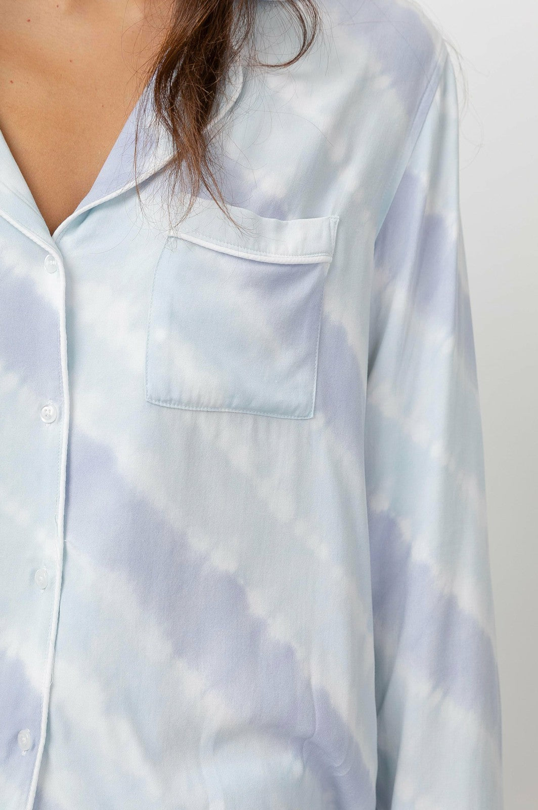 CLARA PAJAMA SET - CLOUD MIST TIE DYE| Rails outlet