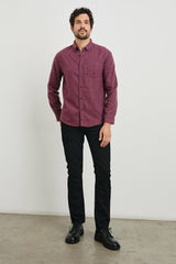 RUNSON SHIRT - CURRANT| Rails outlet