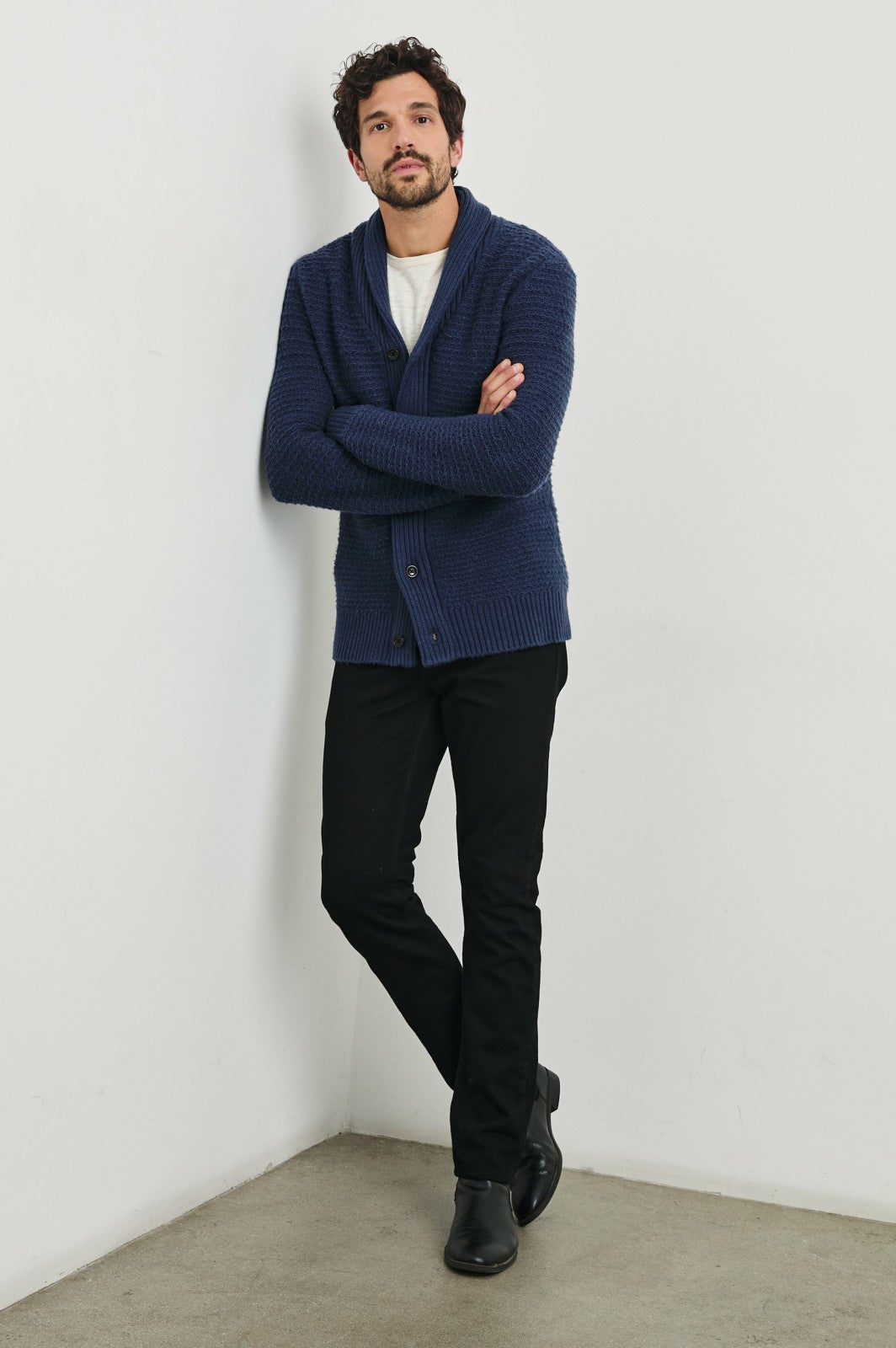 SHEPLEY CARDIGAN - NAVY| Rails on sale