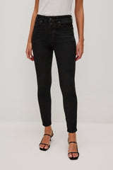 LARCHMONT SKINNY - HIGH RISE SKINNY - ONYX| Rails on sale
