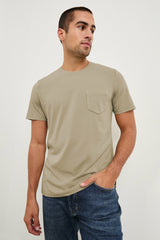 JOHNNY T-SHIRT - DESERT SAND| Rails outlet