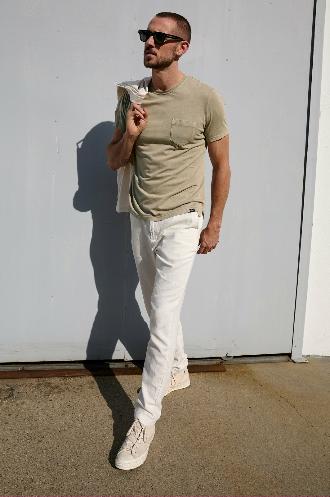 JOHNNY T-SHIRT - DESERT SAND| Rails outlet