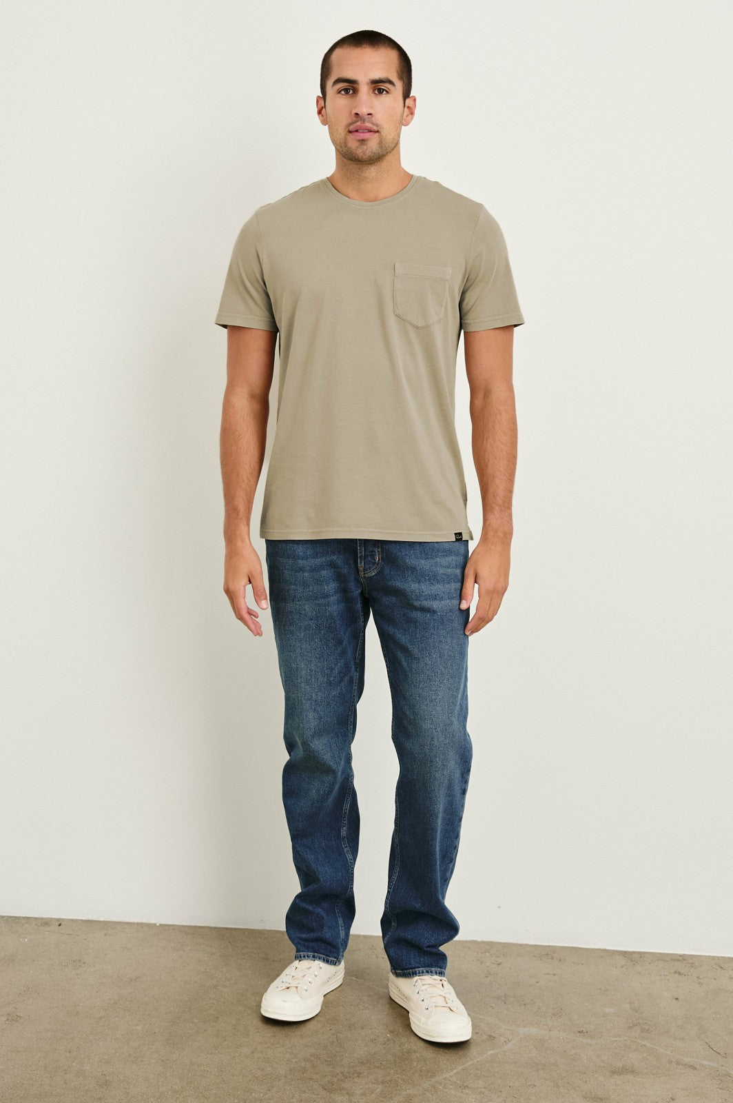JOHNNY T-SHIRT - DESERT SAND| Rails outlet