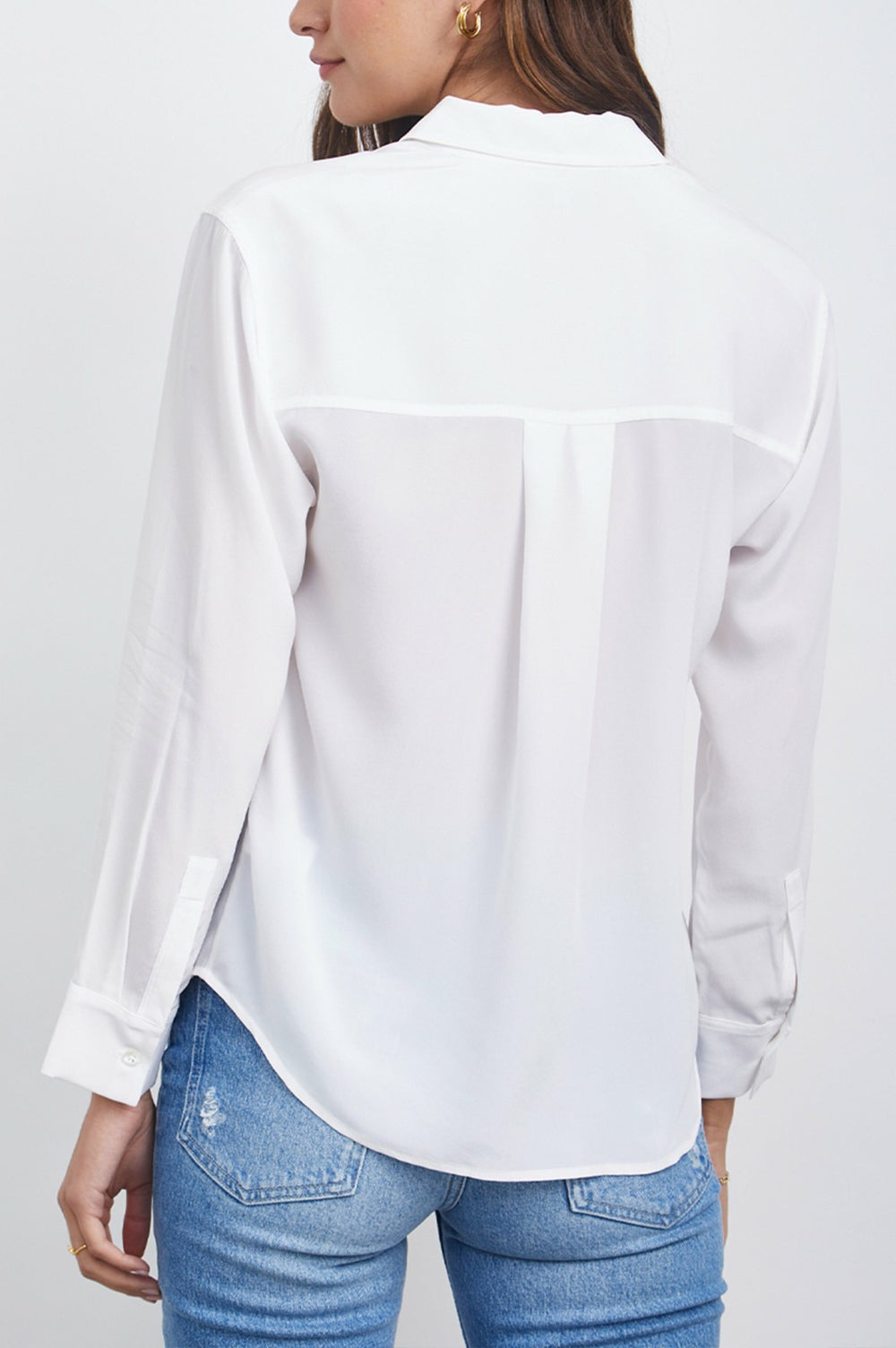 CORI SHIRT - SILK WHITE| Rails for sale