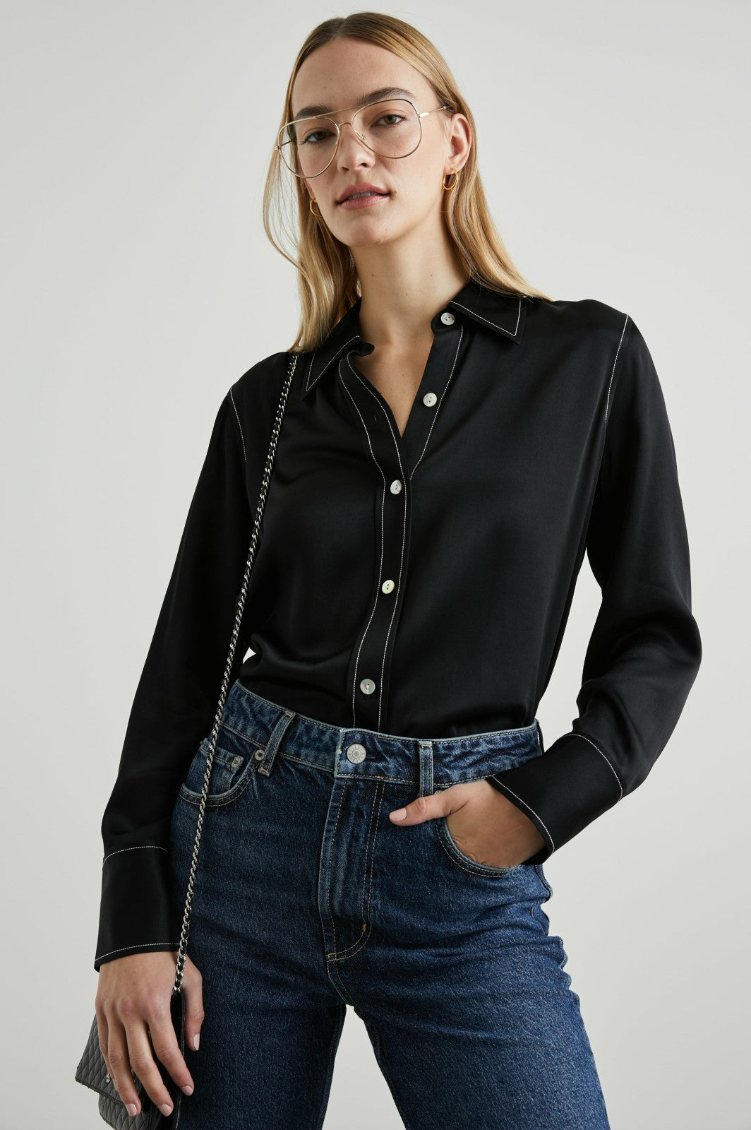 ANDREA TOP - BLACK| Rails outlet