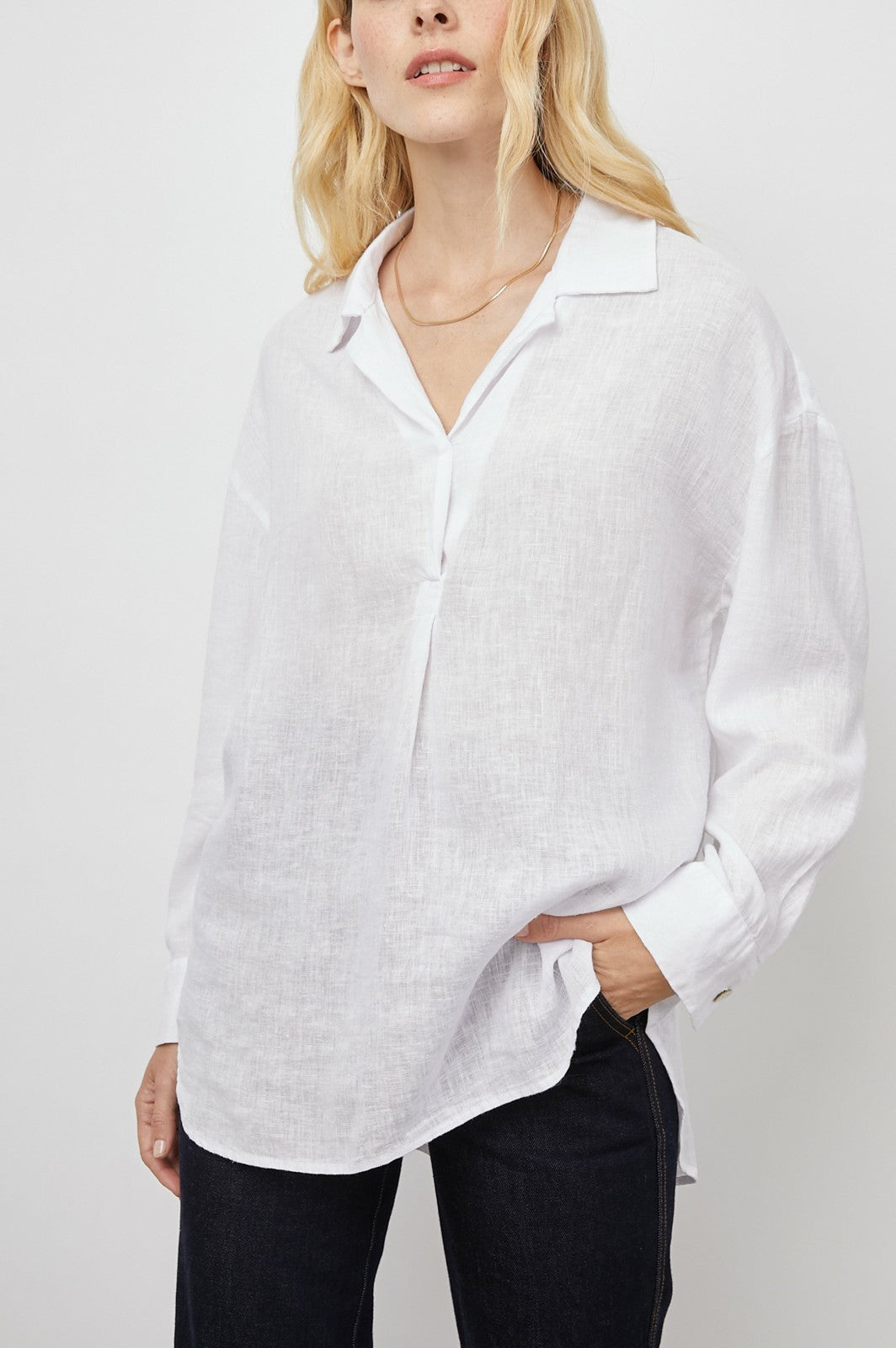 JOCELYN SHIRT - WHITE| Rails on sale
