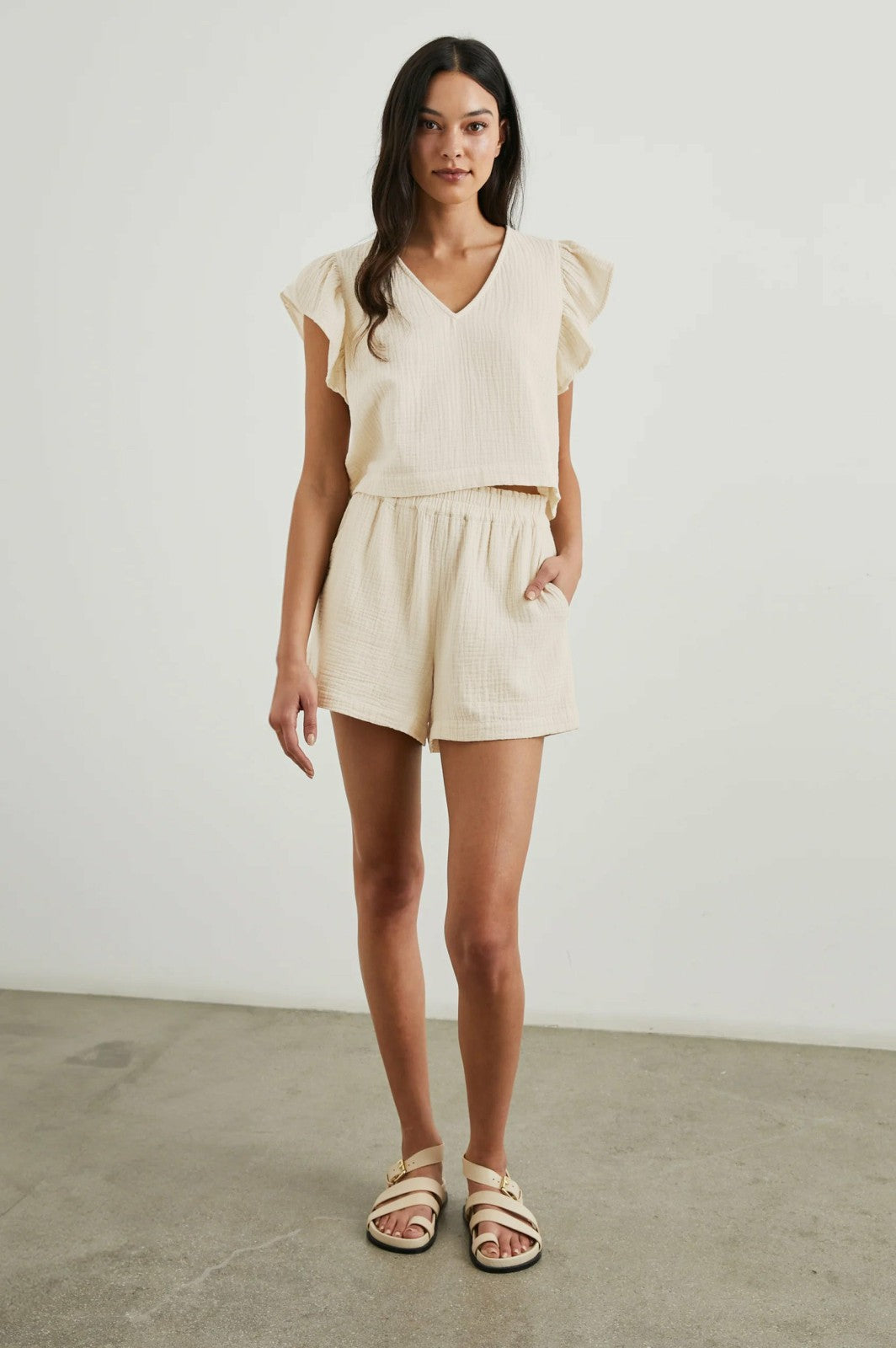 LEIGHTON SHORT - FLAX| Rails for sale