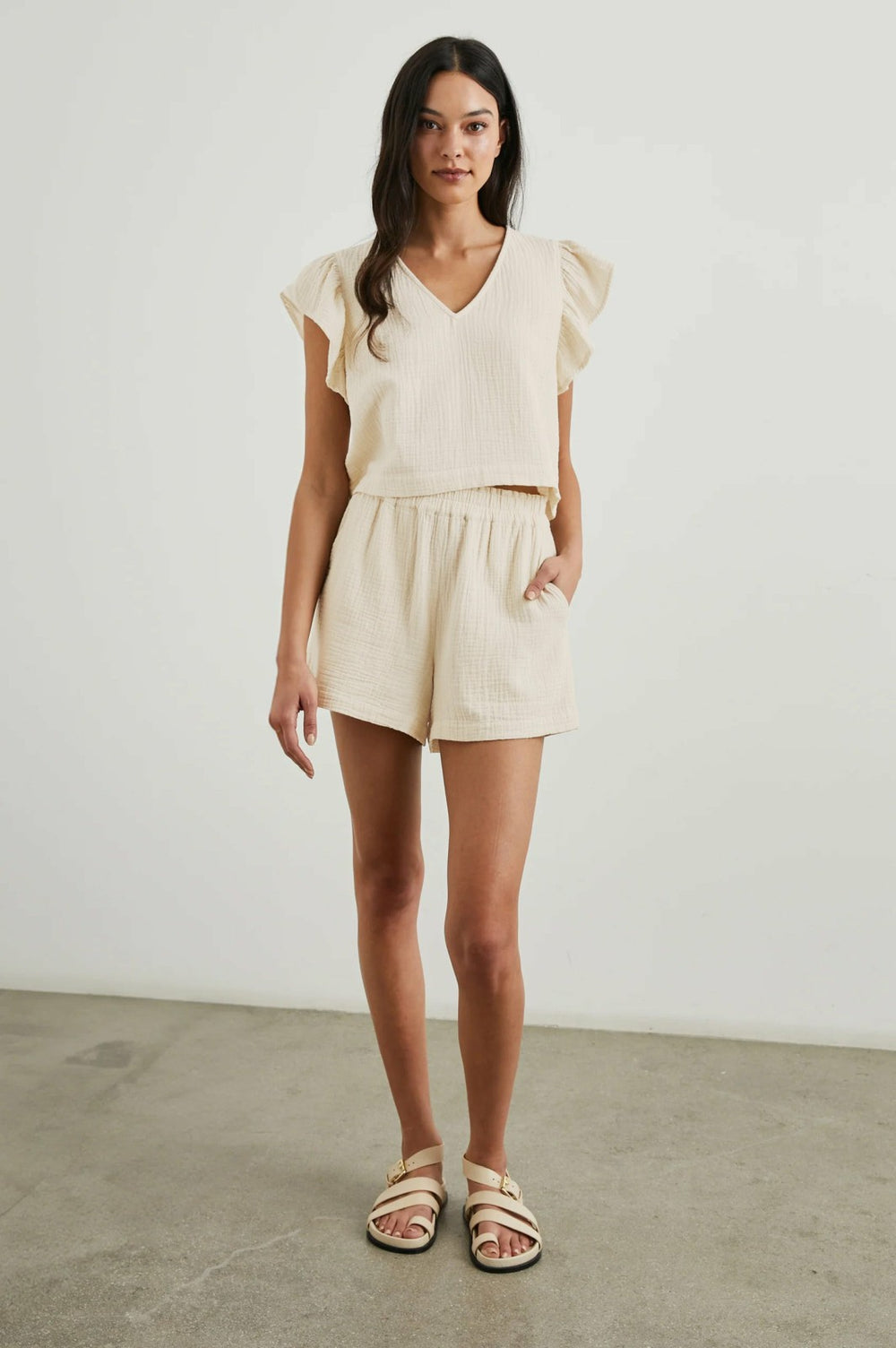 LEIGHTON SHORT - FLAX| Rails for sale