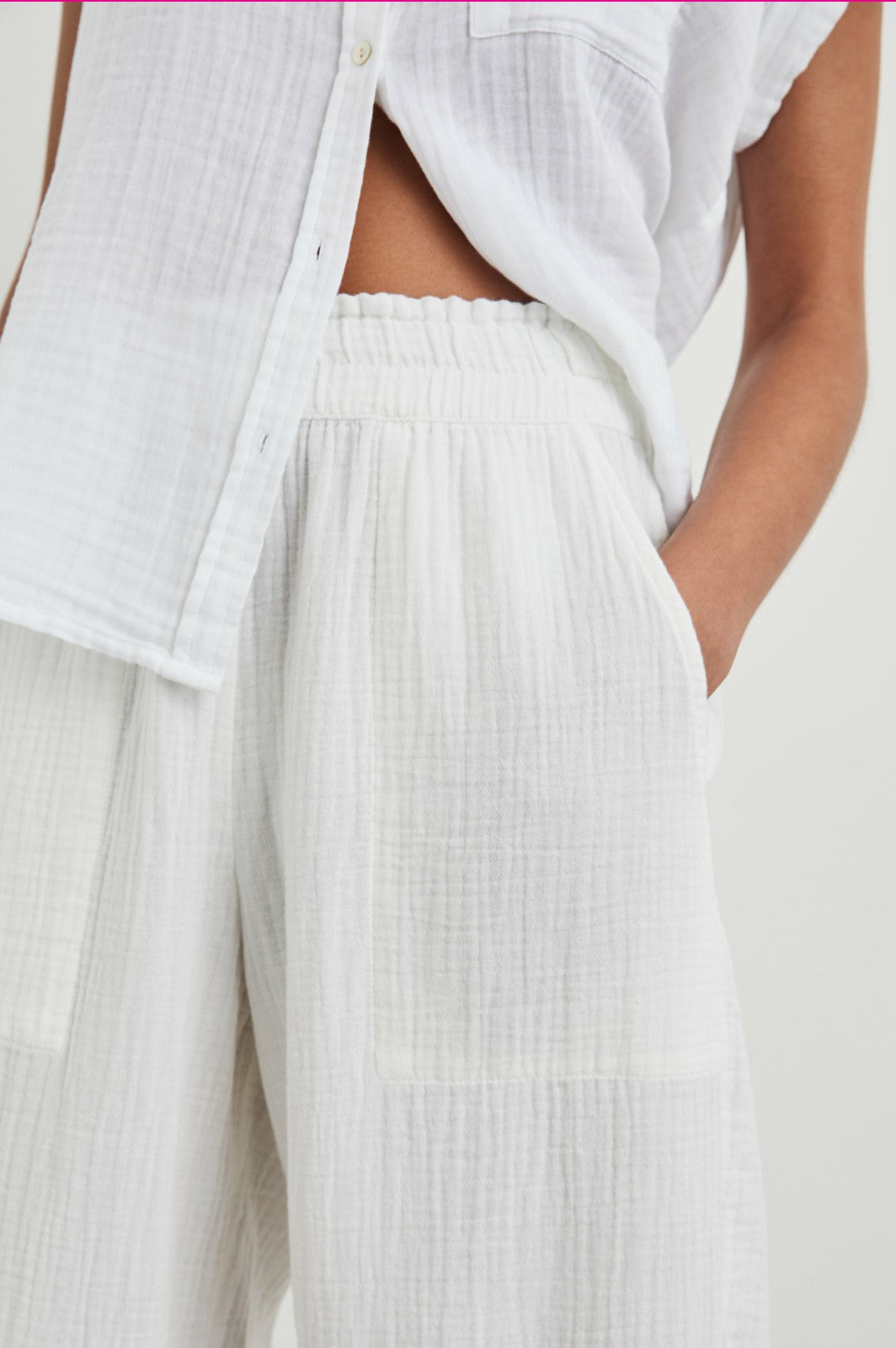 LEON PANT - WHITE| Rails online