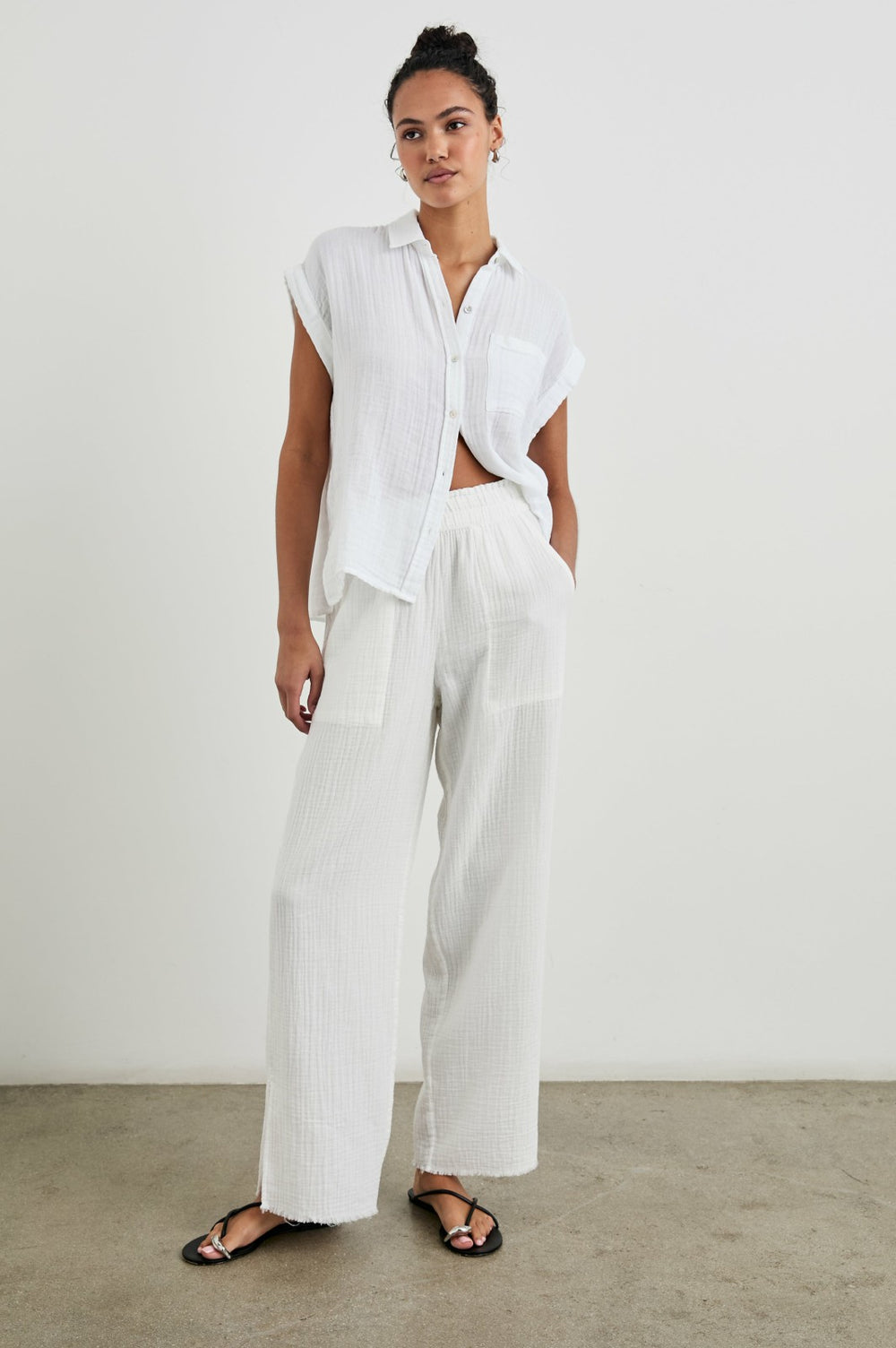 LEON PANT - WHITE| Rails online