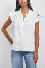 RUTHIE TOP - WHITE| Rails near me