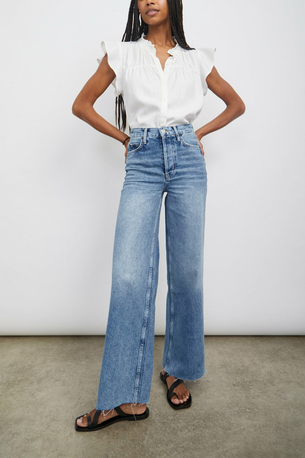RUTHIE TOP - WHITE| Rails near me