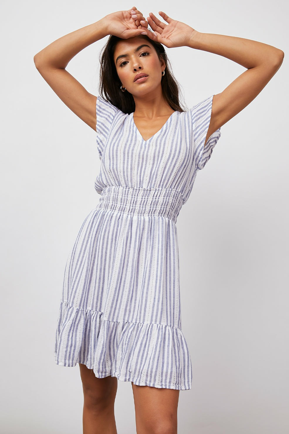 TARA DRESS - BLUE CATALINA STRIPE| Rails for sale
