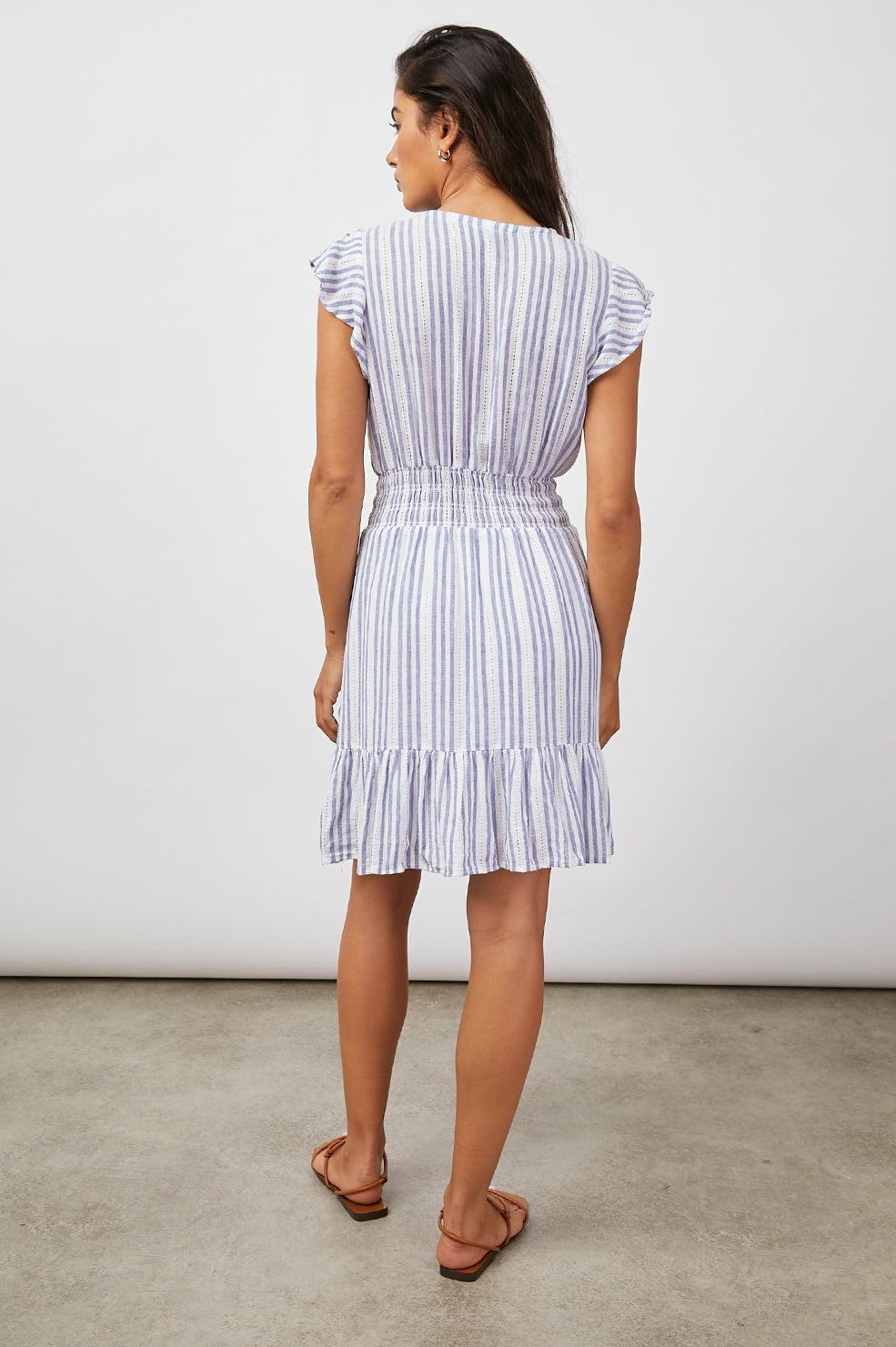 TARA DRESS - BLUE CATALINA STRIPE| Rails for sale