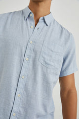 FAIRFAX SHIRT - BLUE MELANGE| Rails outlet
