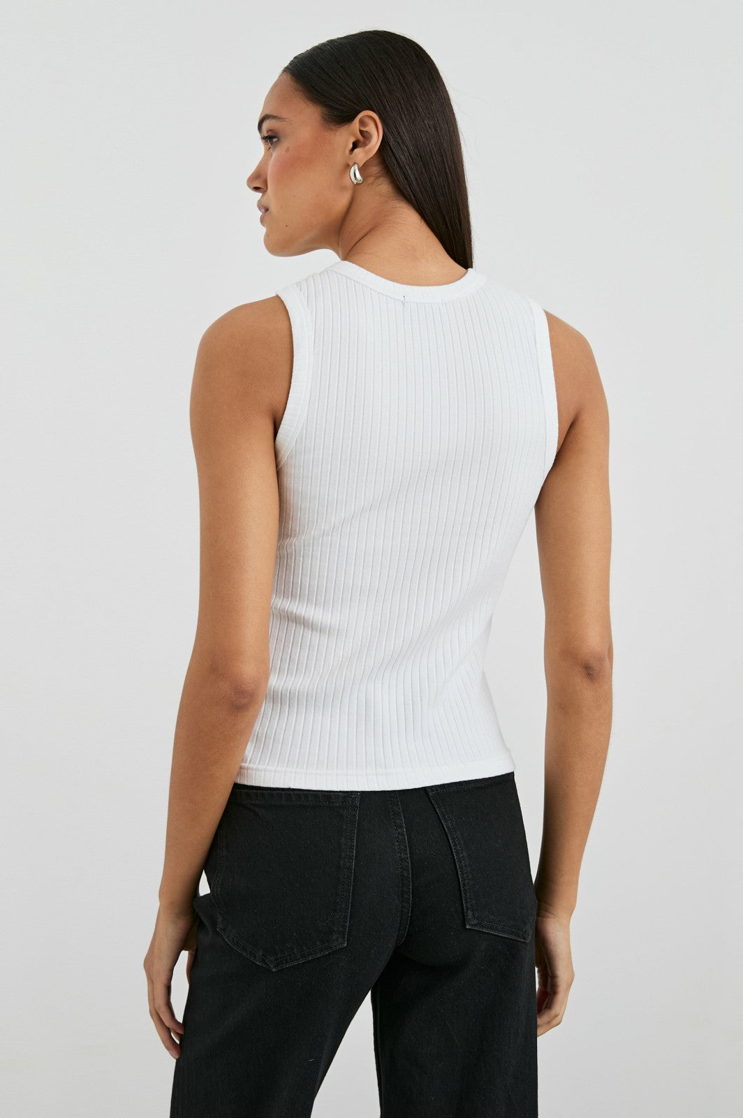 THE RACER TANK - WHITE| Rails for sale
