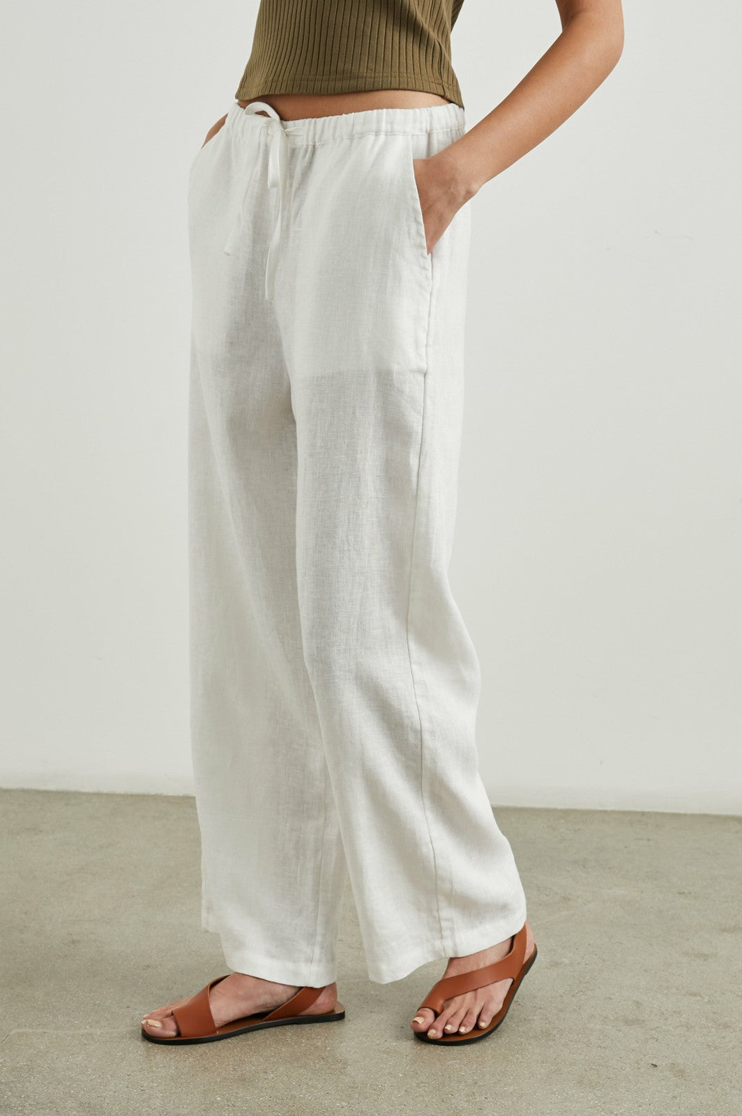 EMMIE PANT - WHITE| Rails US