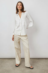 LAUREN SHIRT - WHITE| Rails sale