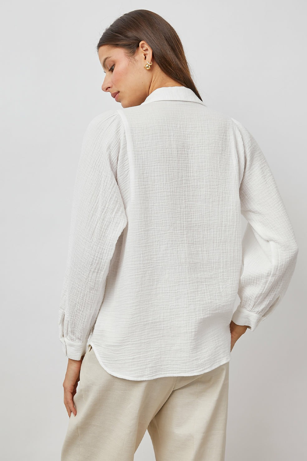 LAUREN SHIRT - WHITE| Rails sale