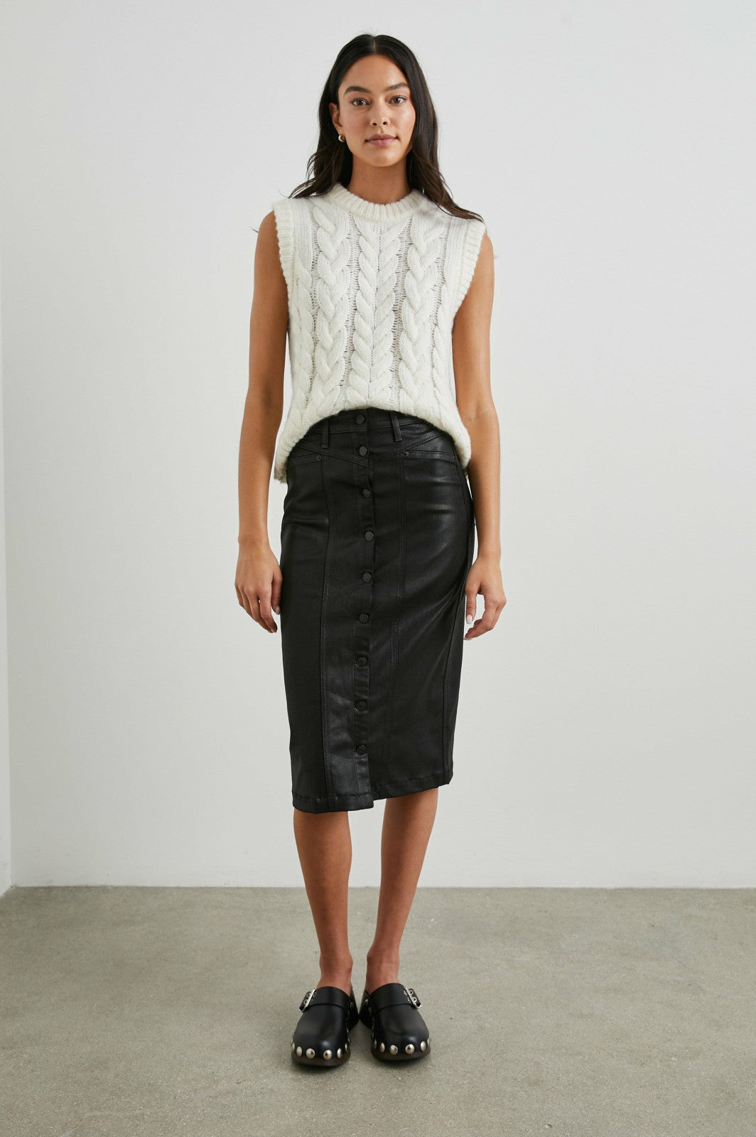 ALEXIS SWEATER VEST - IVORY| Rails online
